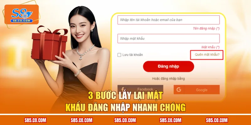 3 bước lấy lại mật khẩu đăng nhập nhanh chóng