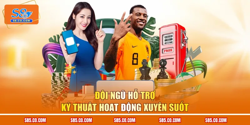 Đội ngũ hỗ trợ kỹ thuật hoạt động xuyên suốt