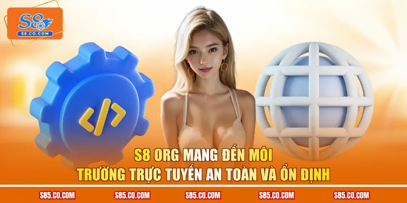 S8 ORG mang đến môi trường trực tuyến an toàn và ổn định 
